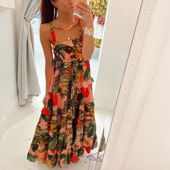 FARM Rio Dresses & Skirts - FARM Rio tiered maxi dress